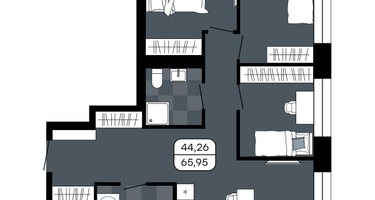 Студия, 65&nbsp;м²