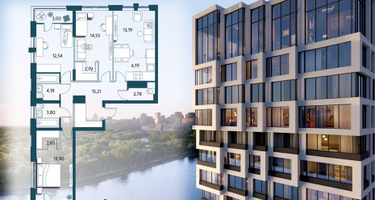 4-к. квартира, 94&nbsp;м²