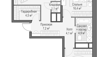 3-к. квартира, 75&nbsp;м²