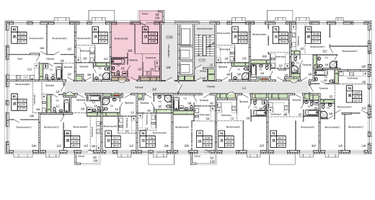 1-к. квартира, 42 м²