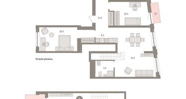 3-к. квартира, 150 м²
