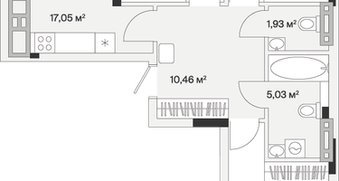 3-к. квартира, 84&nbsp;м²