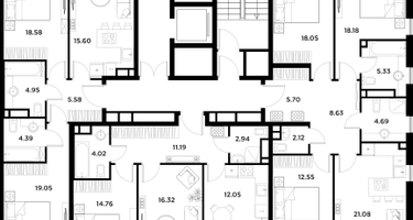 Студия, 22&nbsp;м²