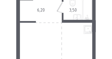 Студия, 27&nbsp;м²