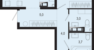 3-к. квартира, 65&nbsp;м²