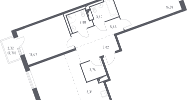 Студия, 75&nbsp;м²