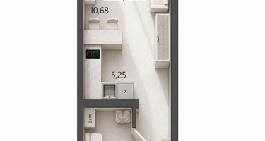 Студия, 22&nbsp;м²