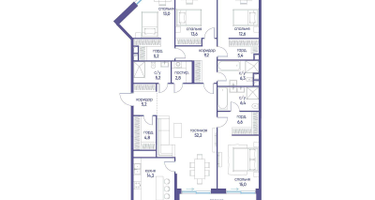 1-к. квартира, 167&nbsp;м²