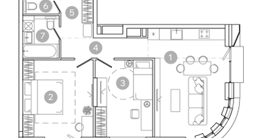 3-к. квартира, 62&nbsp;м²
