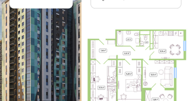 3-к. квартира, 81&nbsp;м²