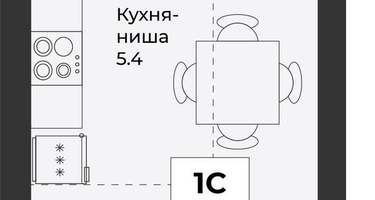 1-к. квартира, 27 м²