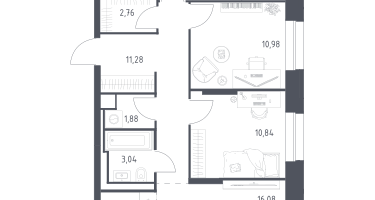 Студия, 80&nbsp;м²