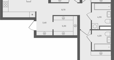 3-к. квартира, 97 м²