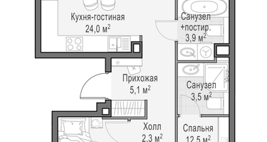 4-к. квартира, 80&nbsp;м²
