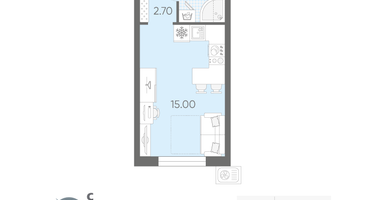 Студия, 21&nbsp;м²