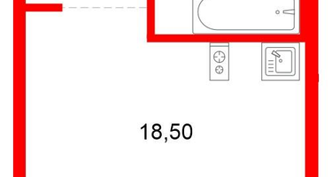 Студия, 27&nbsp;м²