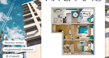 3-к. квартира, 73&nbsp;м²