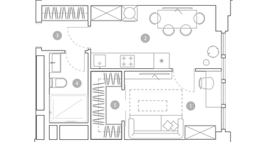 1-к. квартира, 31&nbsp;м²