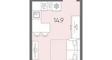 Студия, 20 м²