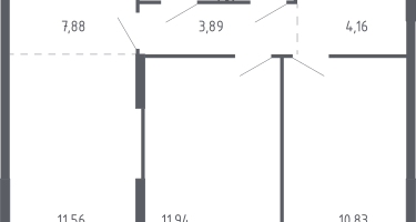 Студия, 55&nbsp;м²