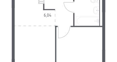 Студия, 33&nbsp;м²