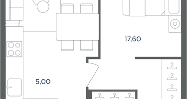 2-к. квартира, 47&nbsp;м²