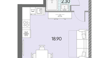 Студия, 25&nbsp;м²