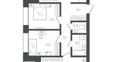 3-к. квартира, 82&nbsp;м²