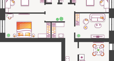 4-к. квартира, 101&nbsp;м²