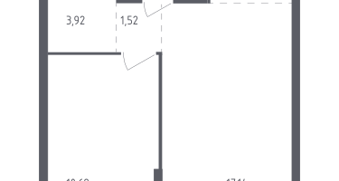 Студия, 41&nbsp;м²