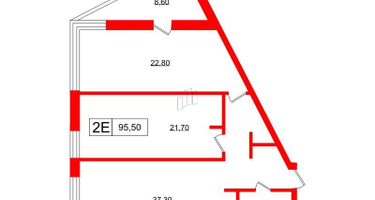 2-к. квартира, 88&nbsp;м²
