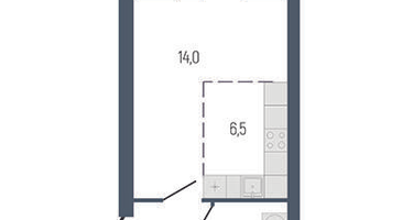 Студия, 30 м²