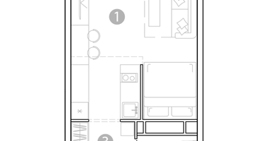 1-к. квартира, 29&nbsp;м²