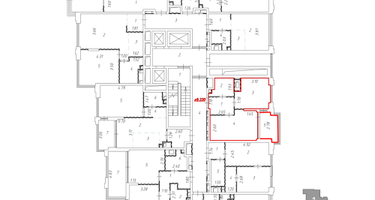 1-к. квартира, 39&nbsp;м²