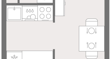 Студия, 27 м²