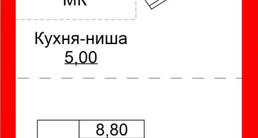 Студия, 22&nbsp;м²