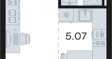 Студия, 29&nbsp;м²
