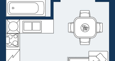 Студия, 28&nbsp;м²