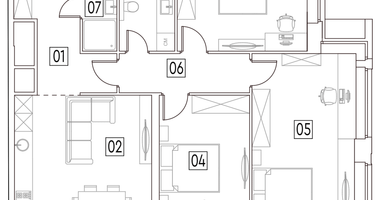 4-к. квартира, 95&nbsp;м²