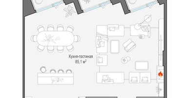 3-к. квартира, 235 м²