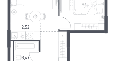Студия, 31&nbsp;м²