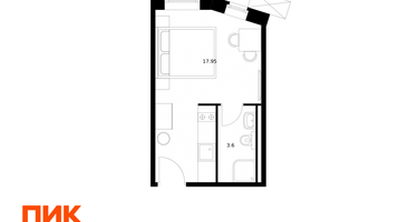 Студия, 20 м²