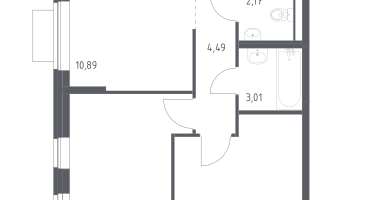 Студия, 55&nbsp;м²