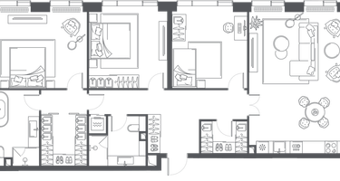 4-к. квартира, 126&nbsp;м²