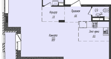 Студия, 78&nbsp;м²