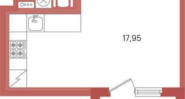 Студия, 27&nbsp;м²