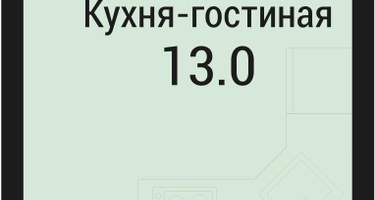 Студия, 19&nbsp;м²
