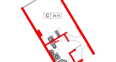 Студия, 20 м²