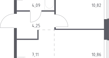 Студия, 37&nbsp;м²