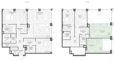 4-к. квартира, 242&nbsp;м²